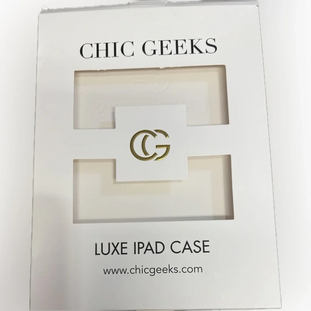 Chic Geeks Rose Gold Glitter 12.9-inch iPad Pro Case